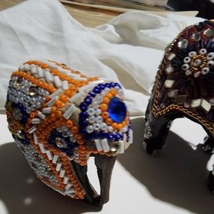 Vintage Beaded Elephants